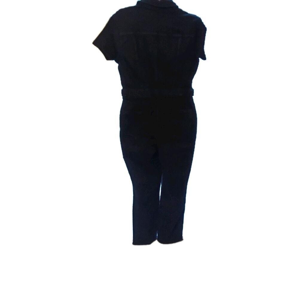 Good American Denim Jumpsuit SZ M Utility Workwear Acubi Cowgirl Western Casual - Picture 6 of 6